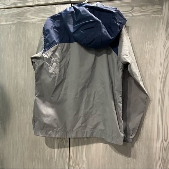 Preowned Boys Columbia Windbreaker Size XS Gray Blue - Picture 2 of 6